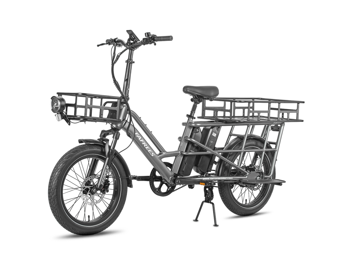 Bicicleta de carga eléctrica Fafrees FF20 CUV de 250 W con batería de 48 V y 12 Ah, 20 pulgadas.