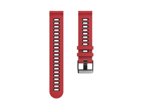 Correa para Garmin Fenix 6 Solar Rojo y Negro