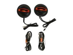 2 Pcs Tweeter De Carro Dome 150w Hifi Preto Com Base Para Sistemas De Áudio Automotivo