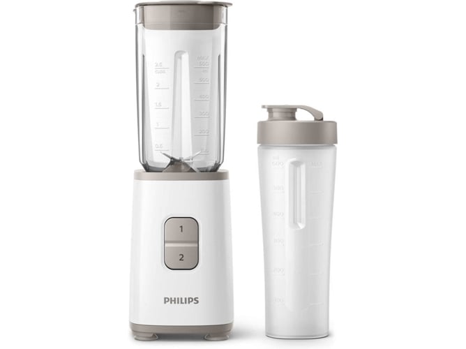 Batidora de Vaso PHILIPS HR2602/00 (350 W - 0.7 L - Blanco)