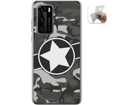 Carcasa Huawei P40 TUMUNDOSMARTPHONE Camuflaje 02 Multicolor