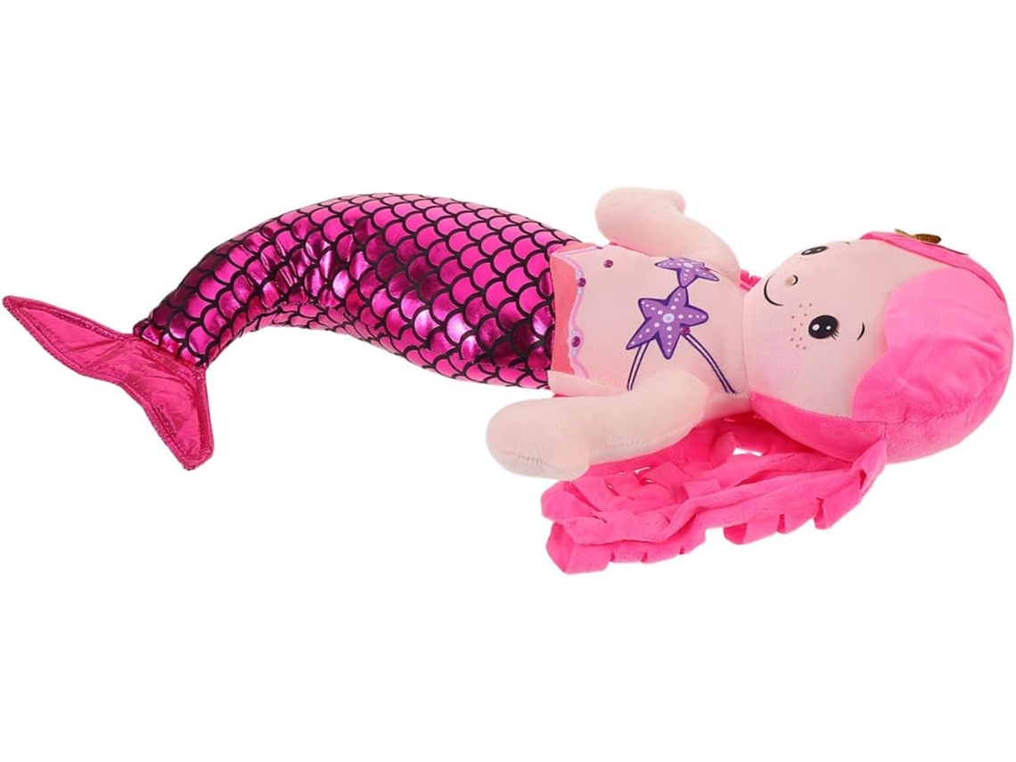 Peluche De Sirena: Muñeca Adorable - Lindo Cojín Suave Con Forma De Animal Marino Para Decoración