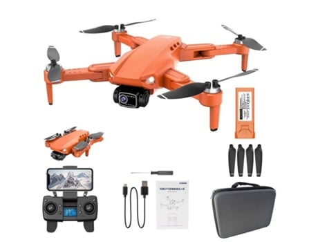 Dron LKC L900 Pro SE con 2 cámaras 1.2km Alcance 4K 5G 25MIN Max 7.4V 2200mAh - Naranja