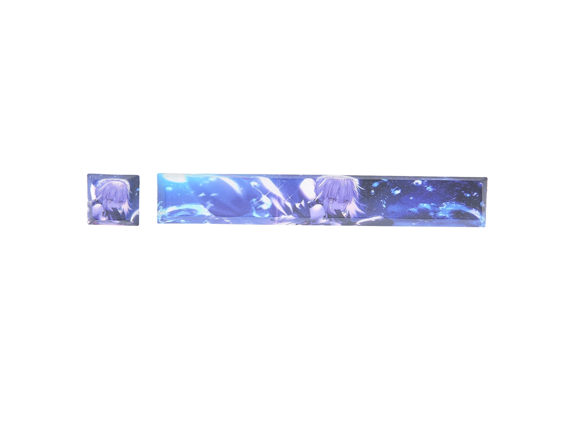 4pcs Keycaps Pbt Anime Personagem Sublimação Cinco Lados Para Teclados Mecânicos Universais B Style