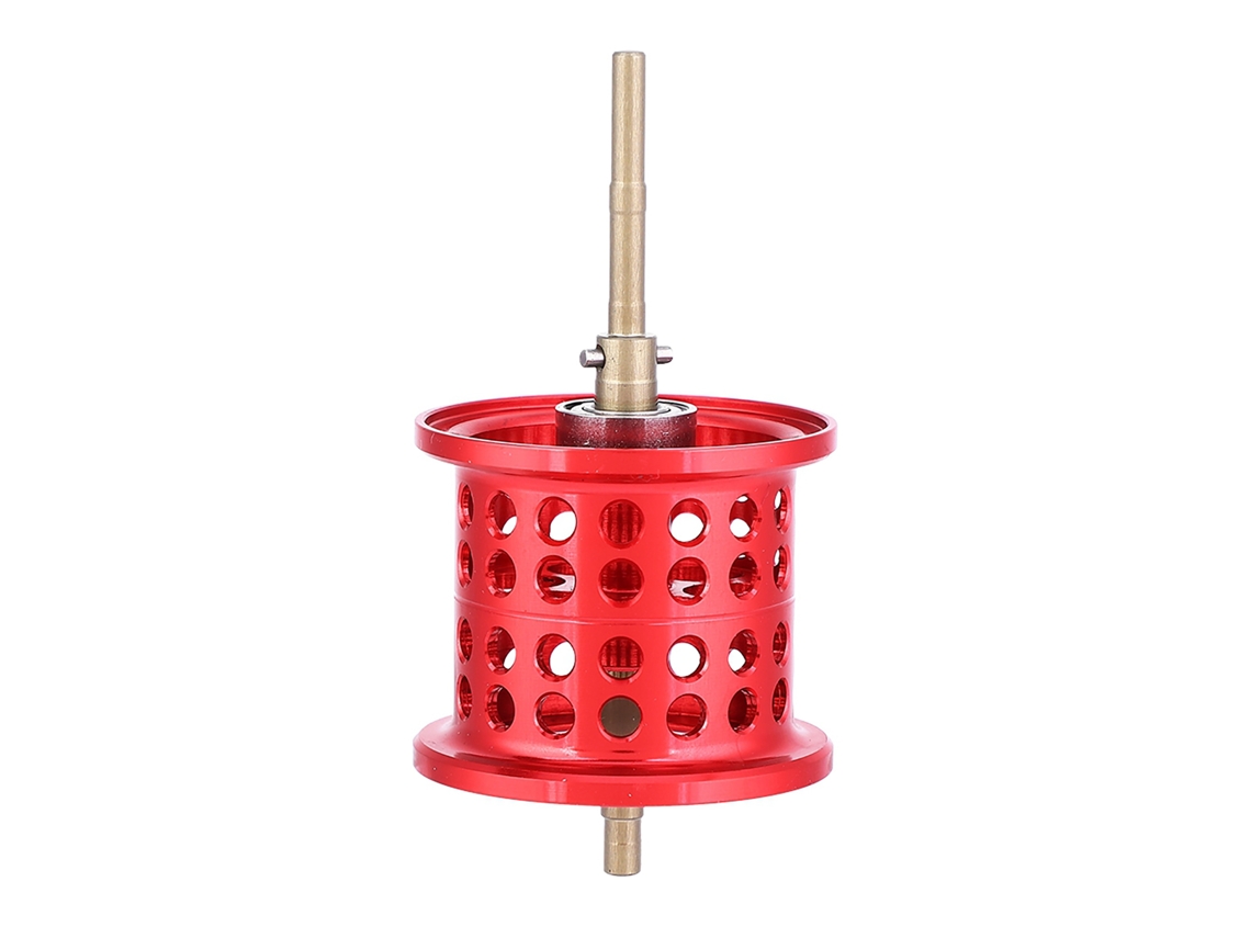 Carrete De Aluminio Con Rodamiento Redondo Para Carretes De Pesca Pmax3/bmax3/smax3 (rojo)