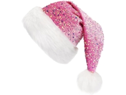 Gorro De Papá Noel Unisex, Suave Y Cálido, Hecho De Felpa Gruesa, Ideal Como Regalo De Año Nuevo Para Mujeres.