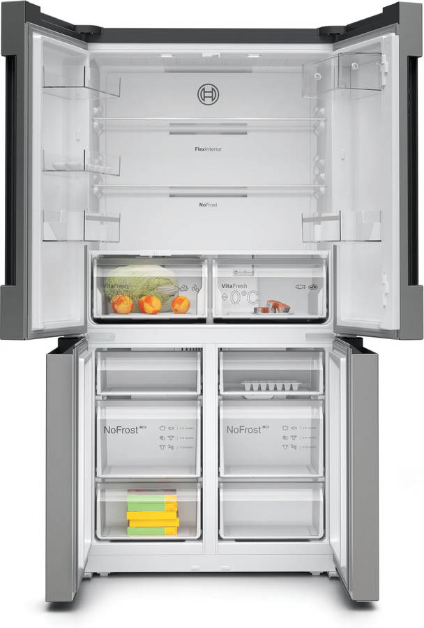 Frigorífico Americano BOSCH KFN96VPEA (No Frost - 183 cm - 605 L - Inox)