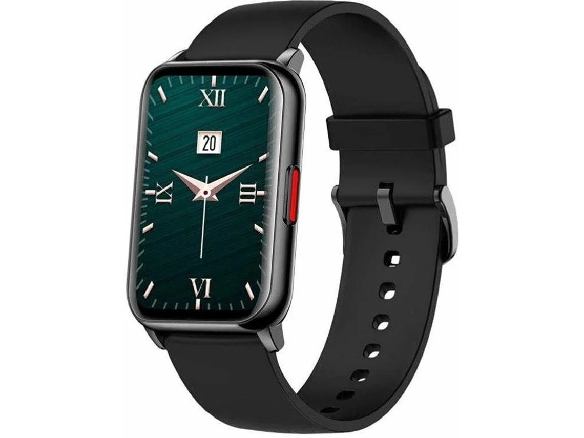 Pulsera inteligente con control táctil, resistente al agua, compatible con el sueño, detección de frecuencia cardíaca Yizhood (negro)