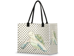 Bolso grande y divertido Tropicallife con estampado de tortugas y lunares marinos 42 x 17 33 cm Diseños Ta