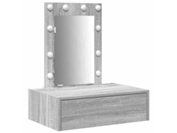 Maison Exclusive - Mesa Tocador Gris 60 X 40 X 70 Cm Madera De Ingeniería