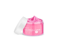 Crema de gelatina de rosas con colágeno para una piel sana