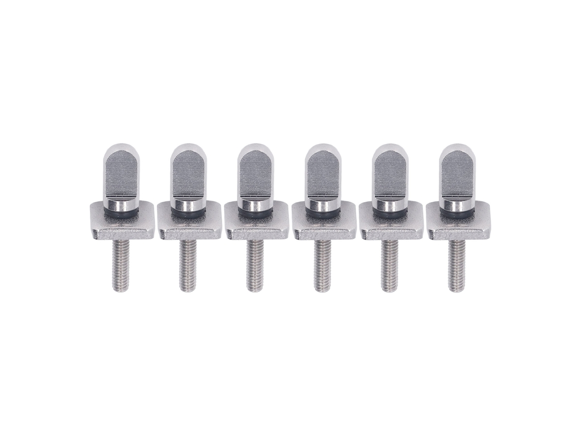 6 Tornillos De Aleta M4 Hechos De Acero Inoxidable 316 Resistente A La Corrosión Para Tabla De Surf Longboard Y Chapas