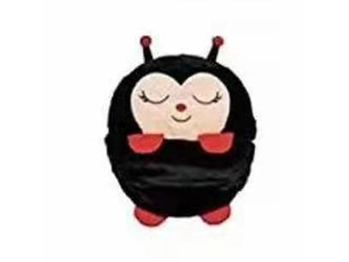 Saco de Dormir  Estilo Joaninha Preto/160Cm