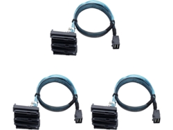 Cable Para Servidor De Disco Duro Sas 3x Sff-8643 A 4x29pin-8482 3.33tf 1m