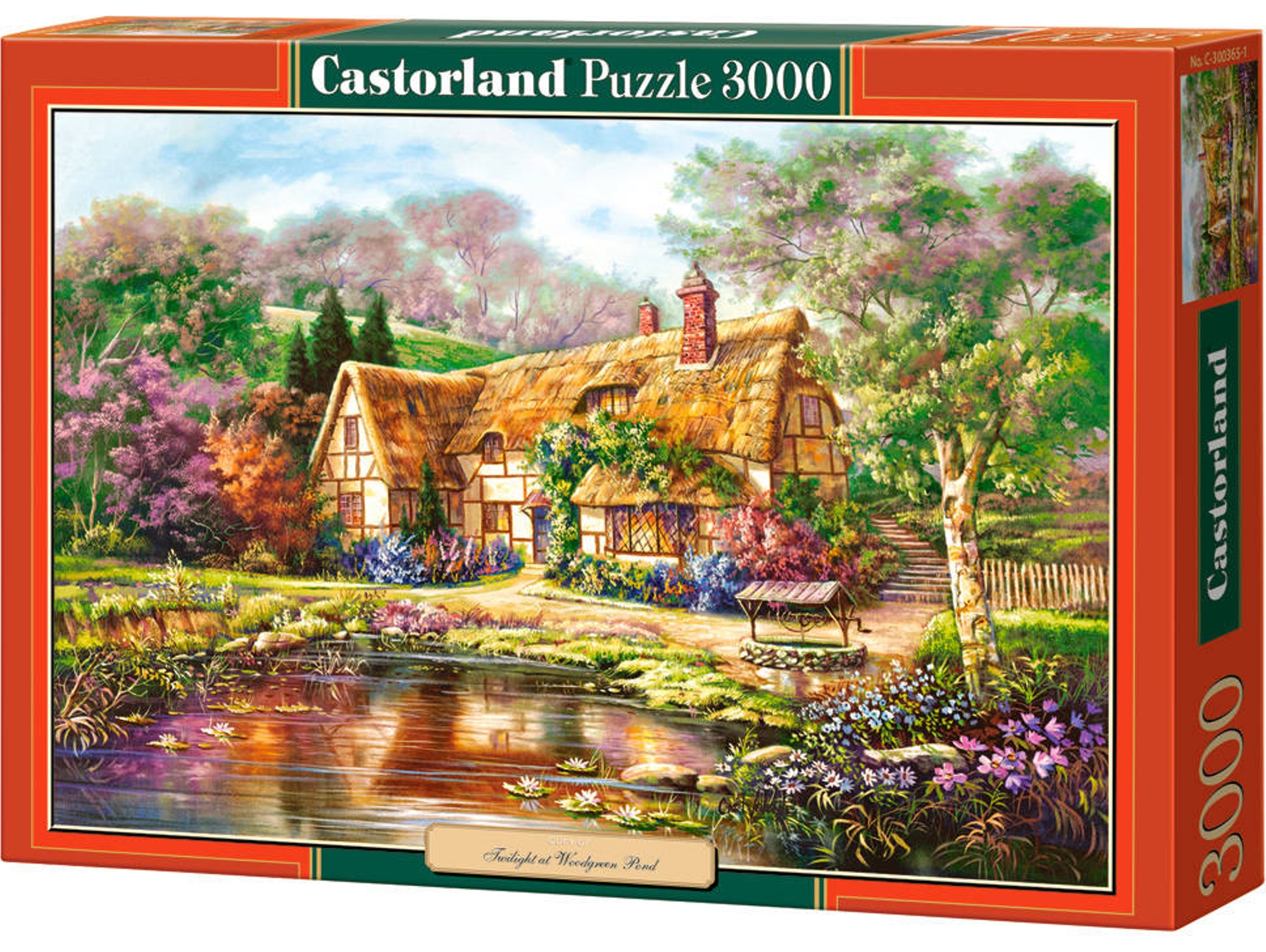 Puzzle CASTORLAND Twilight at Woodgreen Pond (3000 Piezas)