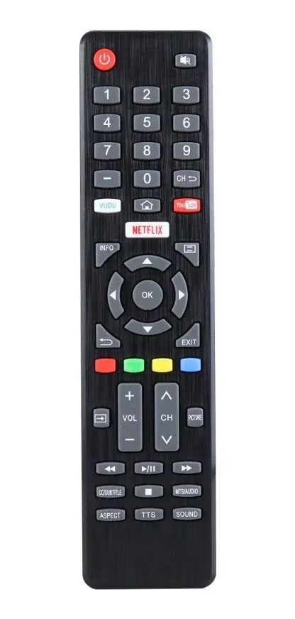 Control remoto compatible con televisores inteligentes JVC, Netflix, Youtube, Vayotoy