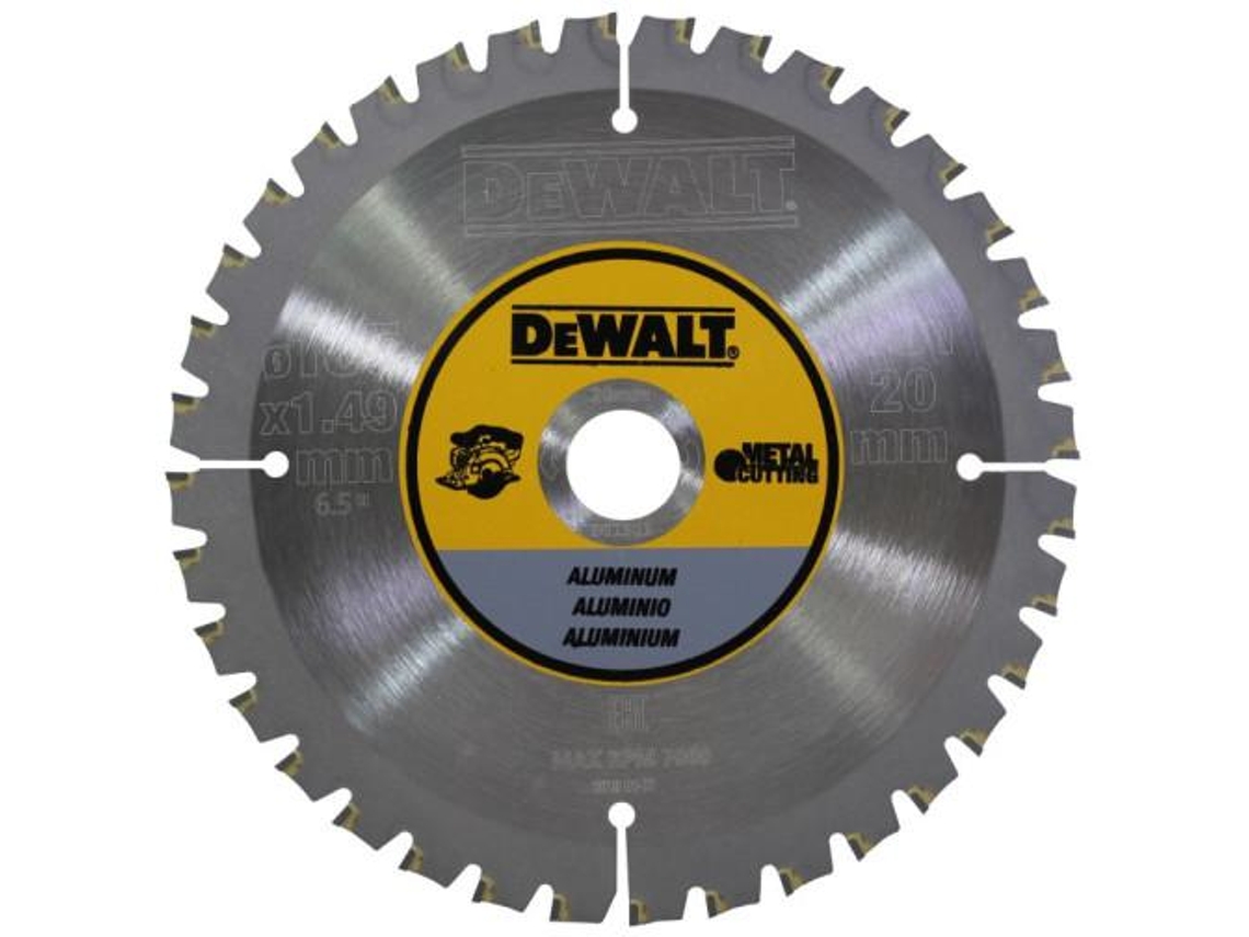 Lámina DEWALT Power-Tools Sierra Circular Sin Cable Para Aluminio (165Mm X (20Mmx36D)