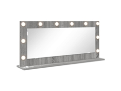 Espejo de tocador rectangular Sonoma gris 100 x 45 x 18 cm HARLANV1