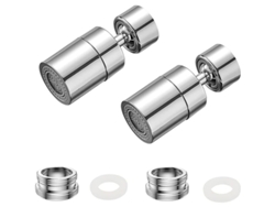 Aerador De Grifo Giratorio De Latón Ajustable 2 Modos Ahorro De Agua Adaptador M22-m24