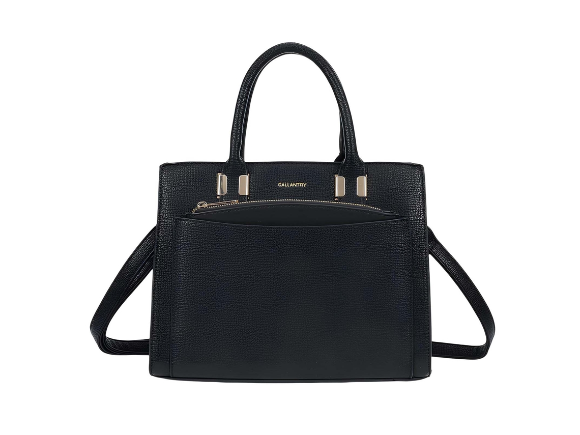 Bolso de hombro estructurado GALLANTRY para mujer con compartimento frontal y correa para el hombro.