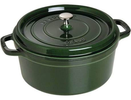 Cacerola STAUB (Verde - Hierro Fundido - 28 cm)