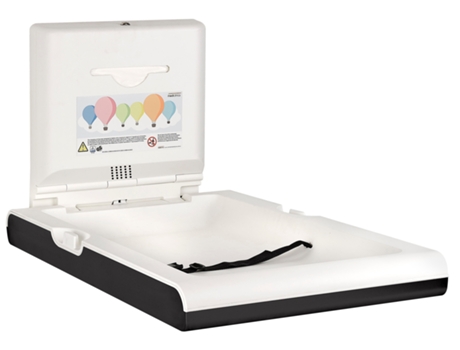 CP0016VCSB-I BABYMEDI Cambia Pañales Inox Negro Vertical con Ionizador MEDICLINICS