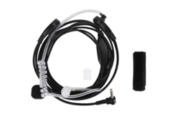 Auriculares CHABERLU con tubo acústico y micrófono, 3,5 mm y 1 pin para radio bidireccional