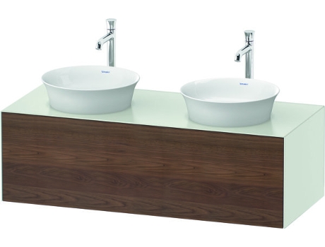 DURAVIT Tulip blanco, mueble de pared, ancho 1300 x fondo 550mm, con 1x extraíble, con tecnología tip-on, WT4978B