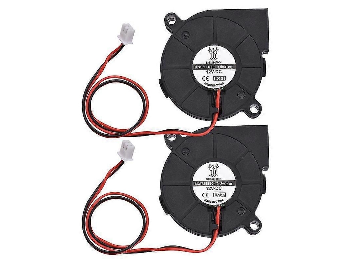 Ventilador De Refrigeración Sin Escobillas 5015 De 50x50x15 Mm, 12 V/24 V, Con Conector De 2 Pines Para Piezas De Impresoras 3d.