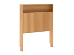 Cabecero De Cama Lluvia 95 Cm Con Almacenamiento Color Roble