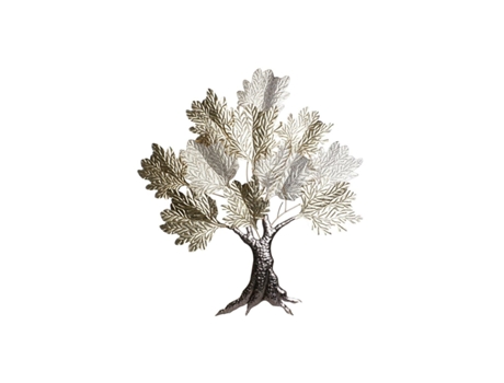 Decoración de Pared DKD Home Decor 103 x 7,6 x 112 cm Árbol Dorado Cottage