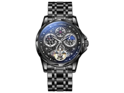 Reloj mecánico automático luminoso Dulunwe 6060c, resistente al agua hasta 30 m, Hengrongshen