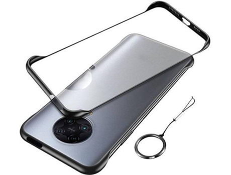 Funda Xiaomi Poco X3 NFC Invisible Bumper Transparente y Negro