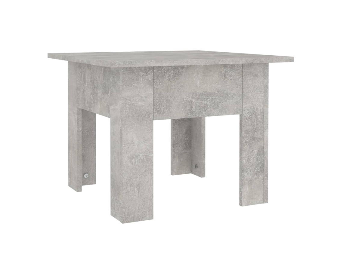 Mesa de centro de contrachapado gris cemento MAISON EXCLUSIVE (55x55x42 cm)