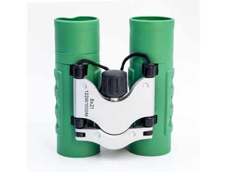 Prismáticos para niños 8X21, resistentes al agua, el mejor regalo para niños, verde CHRONUS