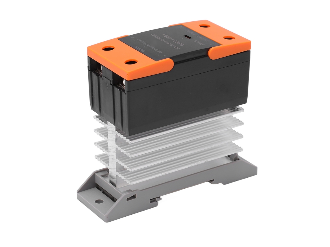 Controlador De Distribución De Relé De Estado Sólido Pequeño Con Disipador De Calor, De Cc 3-32 V A Ca 24-480 V.