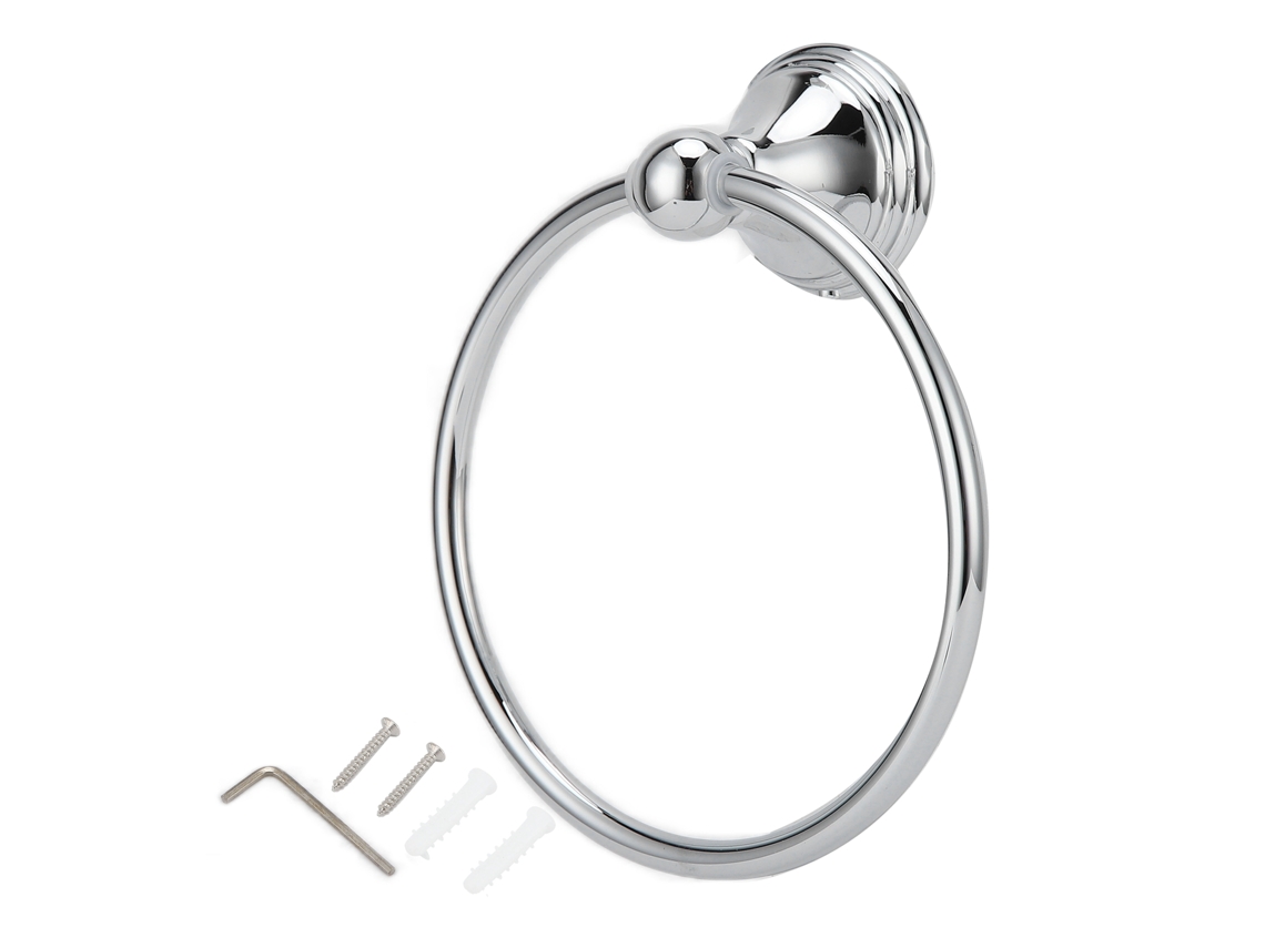 Anillo Para Toallas De Mano De Acero Inoxidable, Soporte De Pared Para Baño, Modelo 893, Cromado.