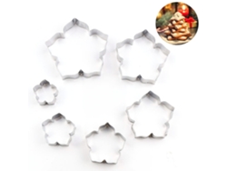 RNEMITERY Molde de Acero Inoxidable para Pétalos de Lirio 5 Unidades Molde para Pastel Masa de Azúcar Herramienta para Galletas