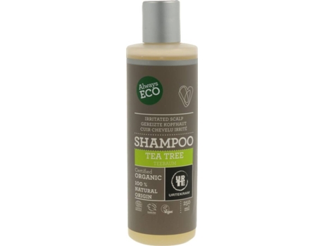 Champú URTEKRAM Cuero Cabelludo Irritado con Árbol de Té (250 ml)