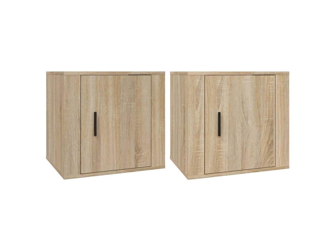 Conjunto de mesitas de noche 50x39x47 cm color Roble Sonoma MAISON EXCLUSIVE