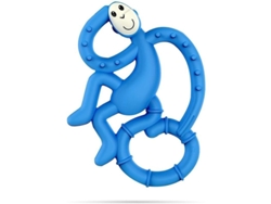 Mono De Cerillas, Chupete De Silicona Antibacteriana, Fácil De Sujetar, Sin Bpa, A Partir De 3 Meses, 10,5 Cm, Mini Mono Azul