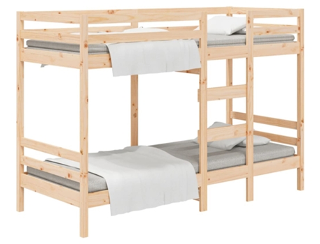 VIDAXL Litera (Marrón - Madera - 195,5 x 95,5 x 141,5 cm)