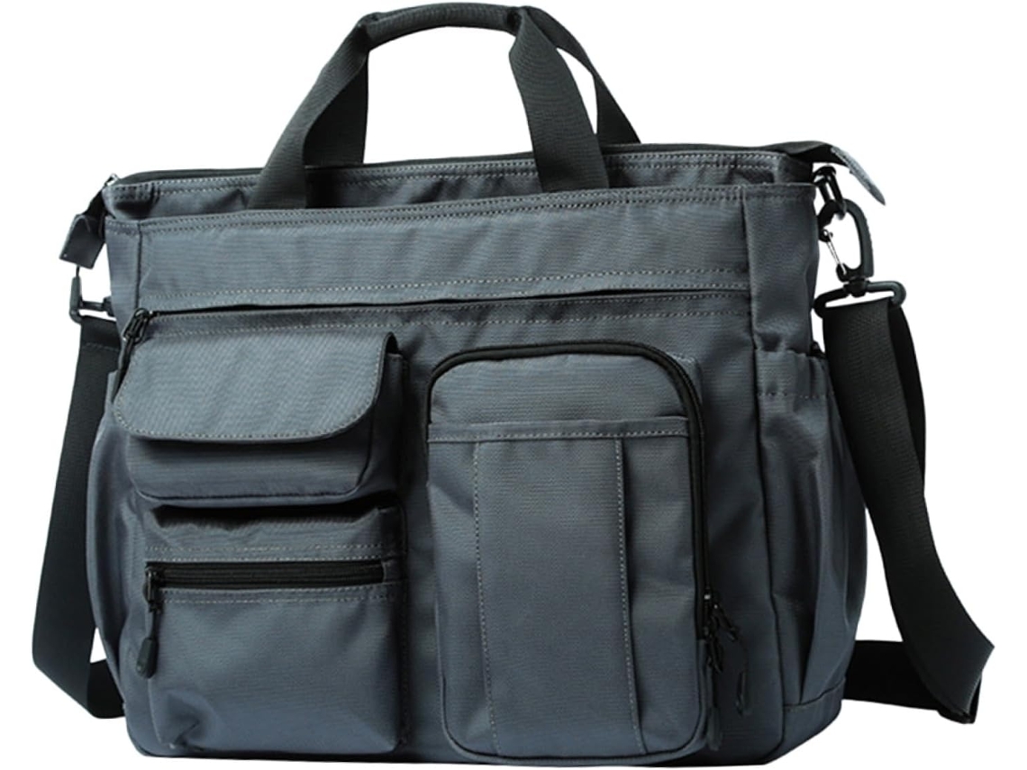 Bolsa De Ombro Masculina Ciieeo, Estilo Casual, Leve E Em Tecido Oxford, Com Grande Capacidade.