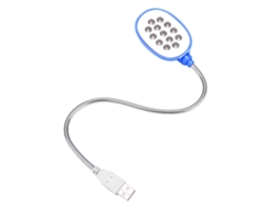 NEVEANCE Lámpara Nocturna Flexible con 13 LEDS, Luz de Lectura USB para Ordenador Laptop Notebook PC (Rosa)