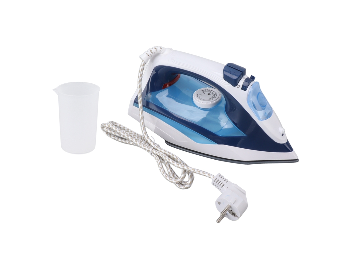 Plancha de vapor de 2200 W con depósito de 250 ml, portátil para uso doméstico, con cable, para uso en seco y húmedo, UE 220 V