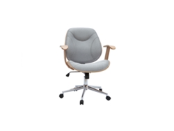 Silla de Escritorio Moderna Tejido Gris Claro Yorke MILIBOO