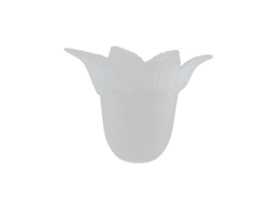 Tulipa de cristal mate NARCISUS 11x16cm con apertura de 3cm