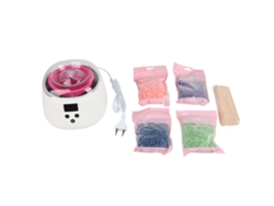 Vlrla-white Wax Warmer Para Cabelo Removal Com 4 Bolsas Wax Beans Kit