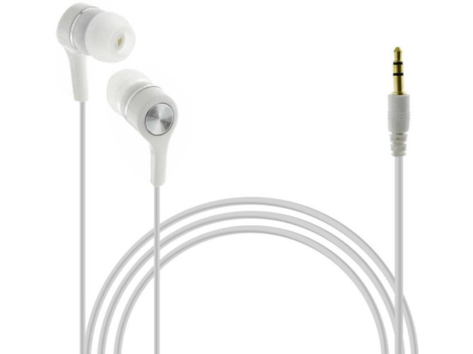 Auriculares con Cable FOREVER HEAD-4EV-WHITE-35 (In Ear - Blanco)