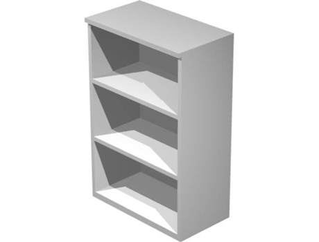 Estantería ARTEXPORT Presto Media Gris (80x35x120cm - Madera, Melamina)